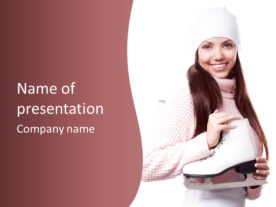 Rink Positive Hat PowerPoint Template