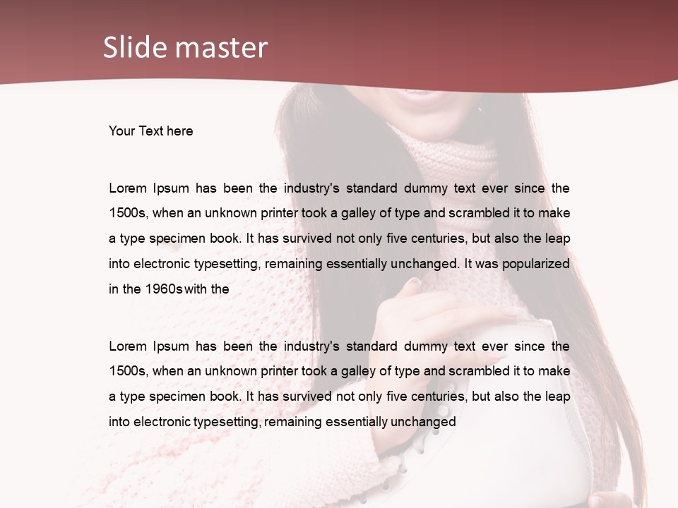 Rink Positive Hat PowerPoint Template