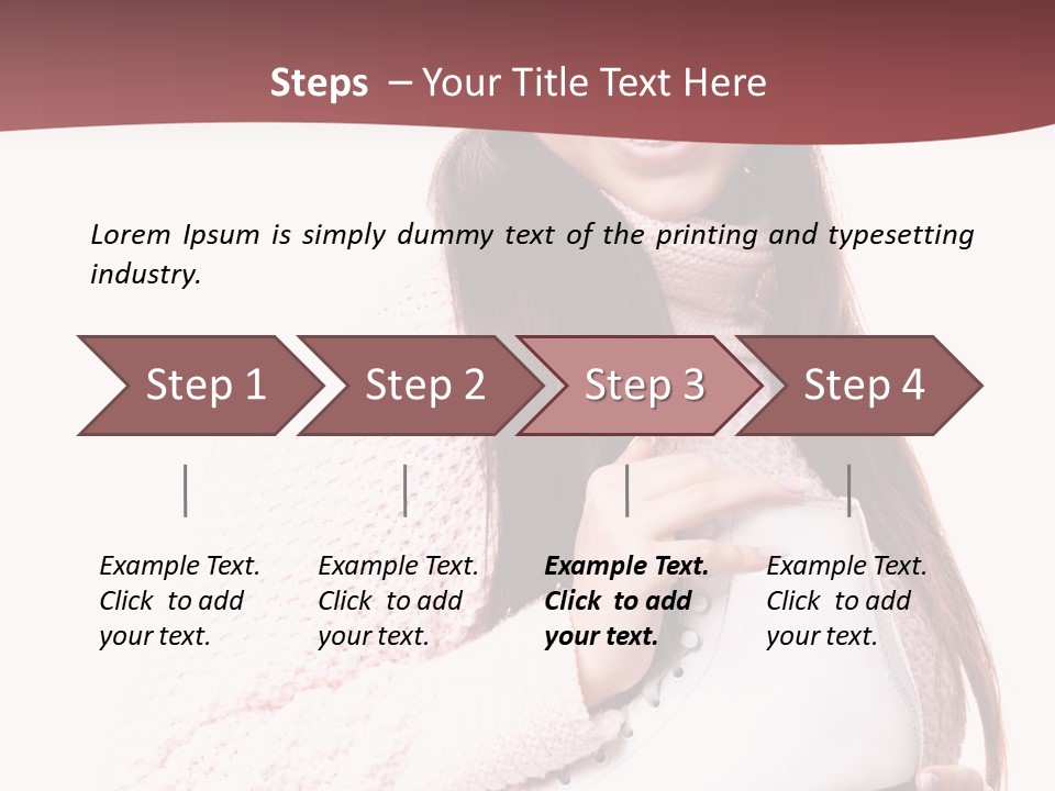 Rink Positive Hat PowerPoint Template