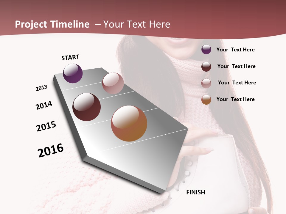 Rink Positive Hat PowerPoint Template