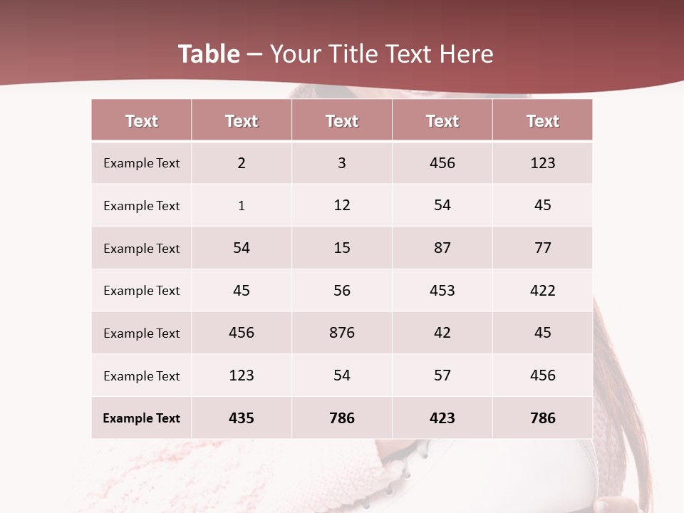 Rink Positive Hat PowerPoint Template