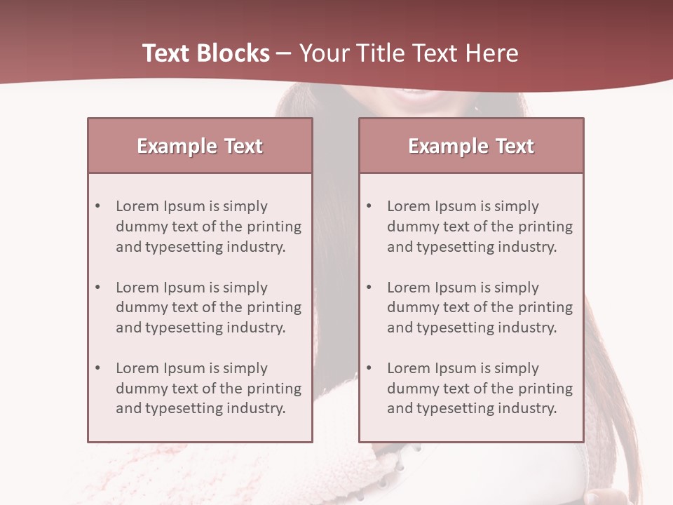 Rink Positive Hat PowerPoint Template