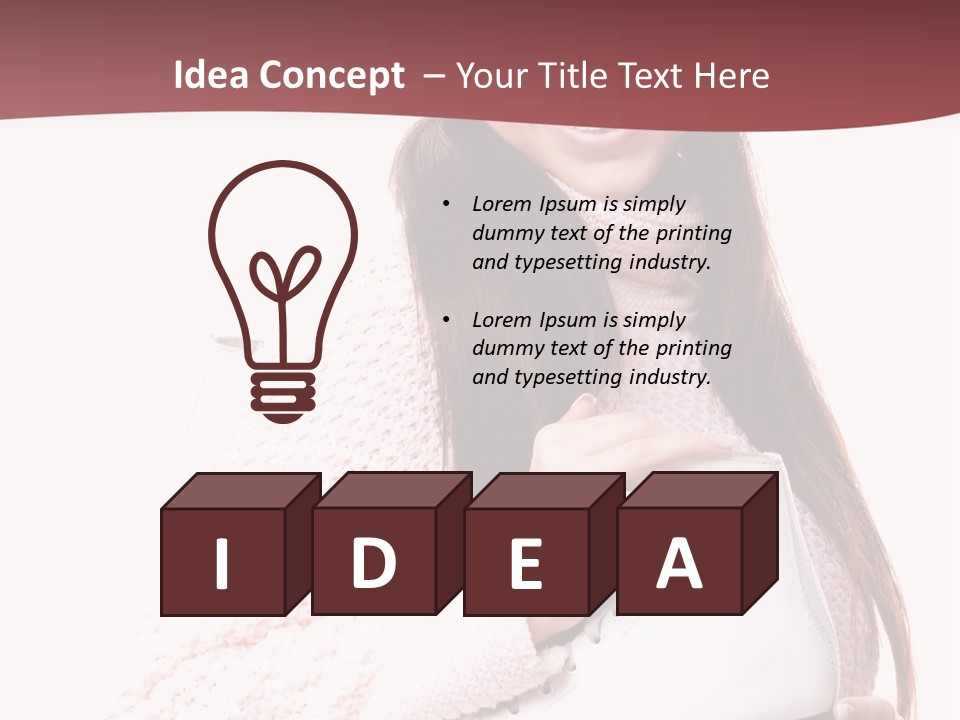 Rink Positive Hat PowerPoint Template