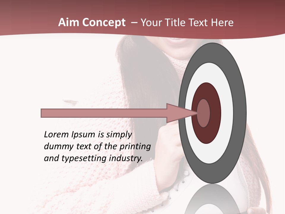 Rink Positive Hat PowerPoint Template