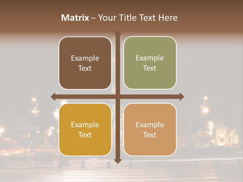 Aged Ramblas Touristic PowerPoint Template