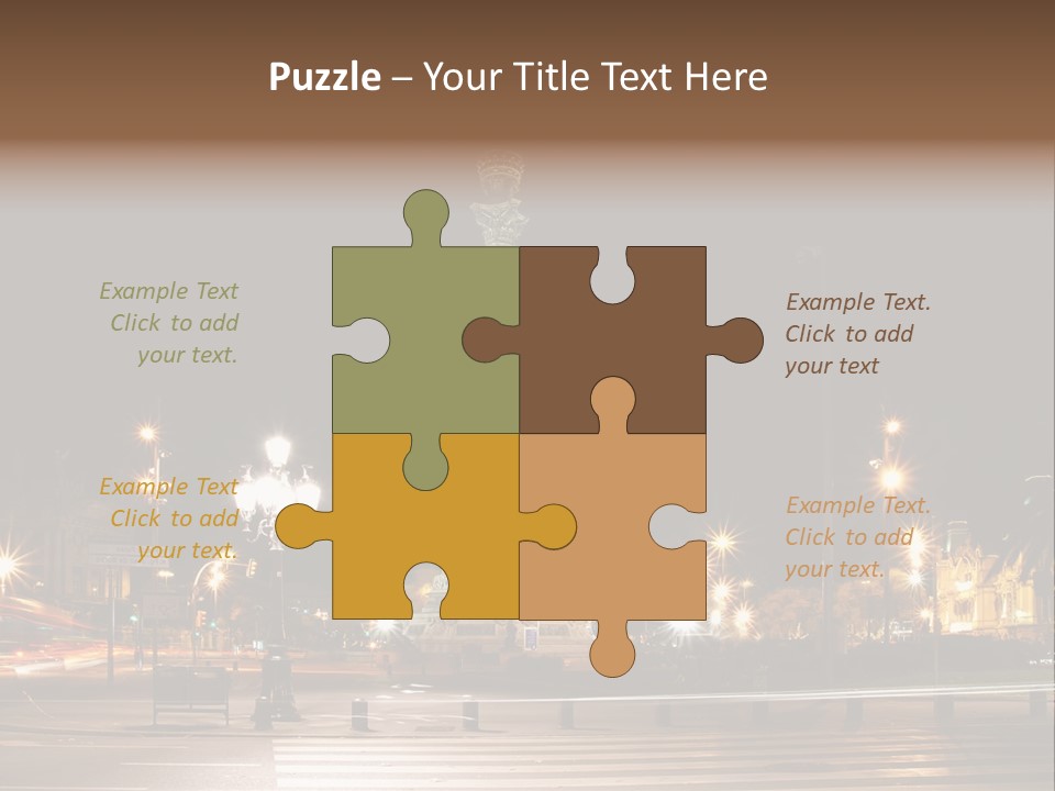 Aged Ramblas Touristic PowerPoint Template