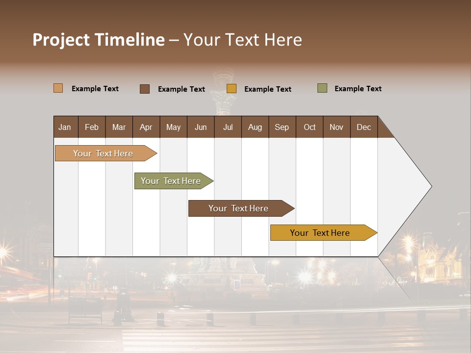 Aged Ramblas Touristic PowerPoint Template