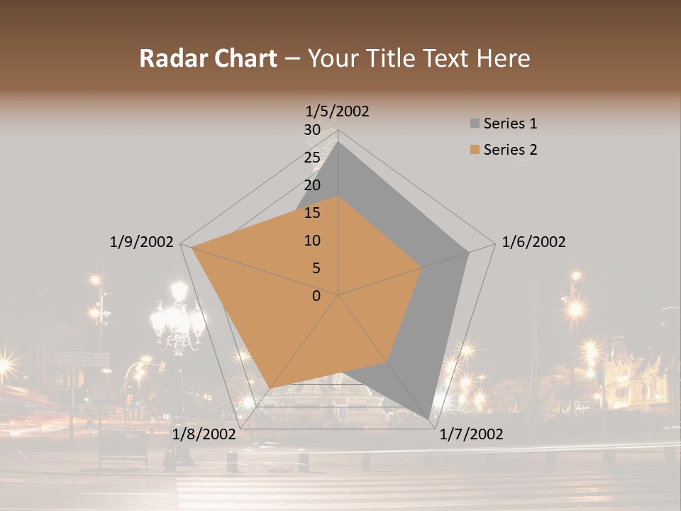 Aged Ramblas Touristic PowerPoint Template