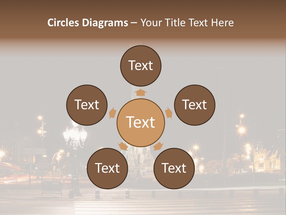 Aged Ramblas Touristic PowerPoint Template