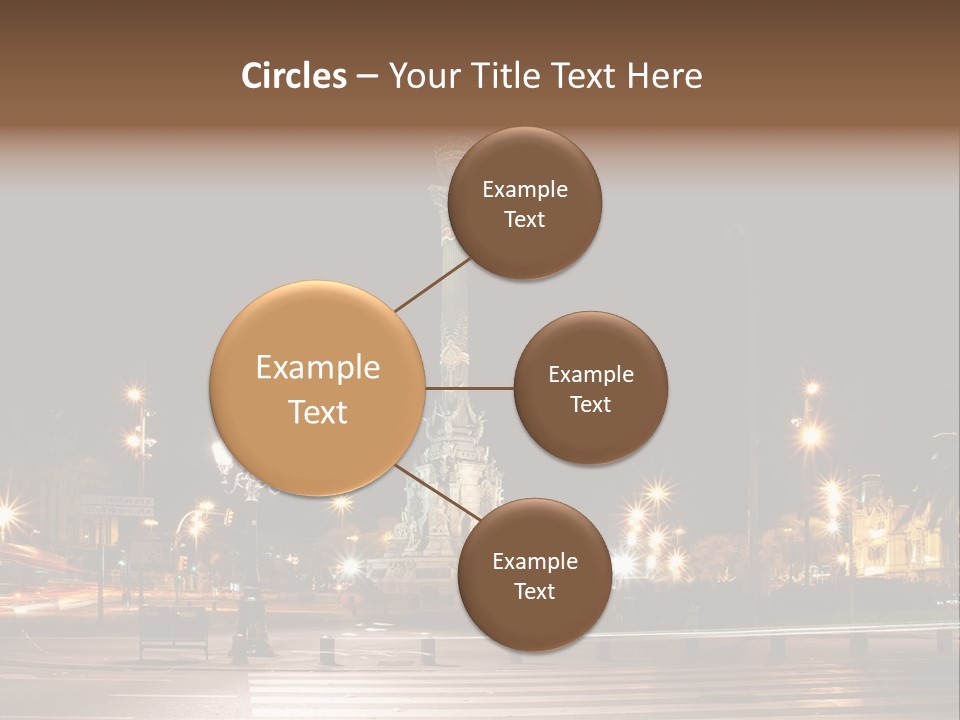 Aged Ramblas Touristic PowerPoint Template