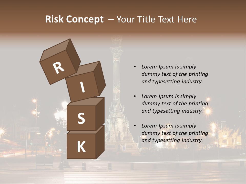 Aged Ramblas Touristic PowerPoint Template