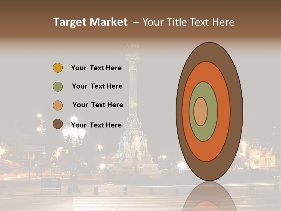 Aged Ramblas Touristic PowerPoint Template