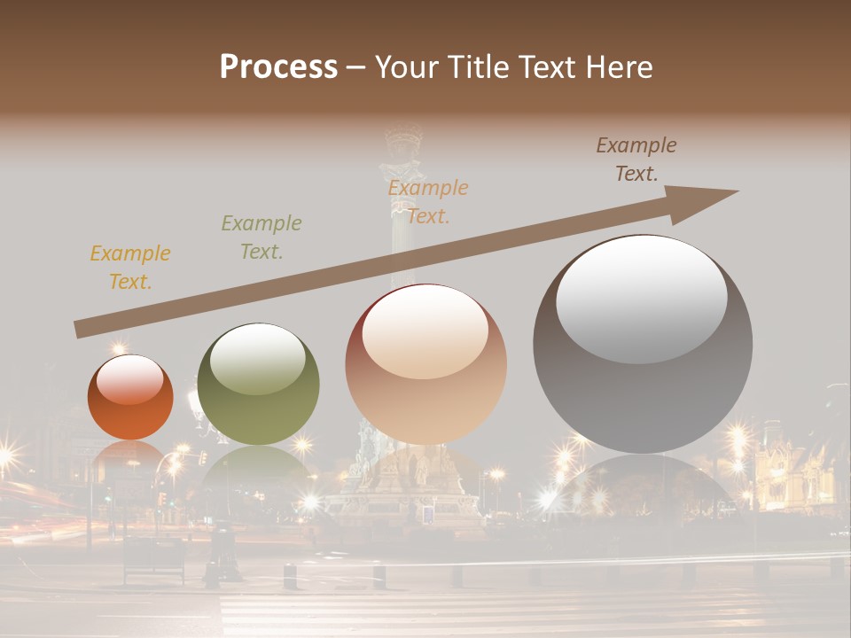 Aged Ramblas Touristic PowerPoint Template