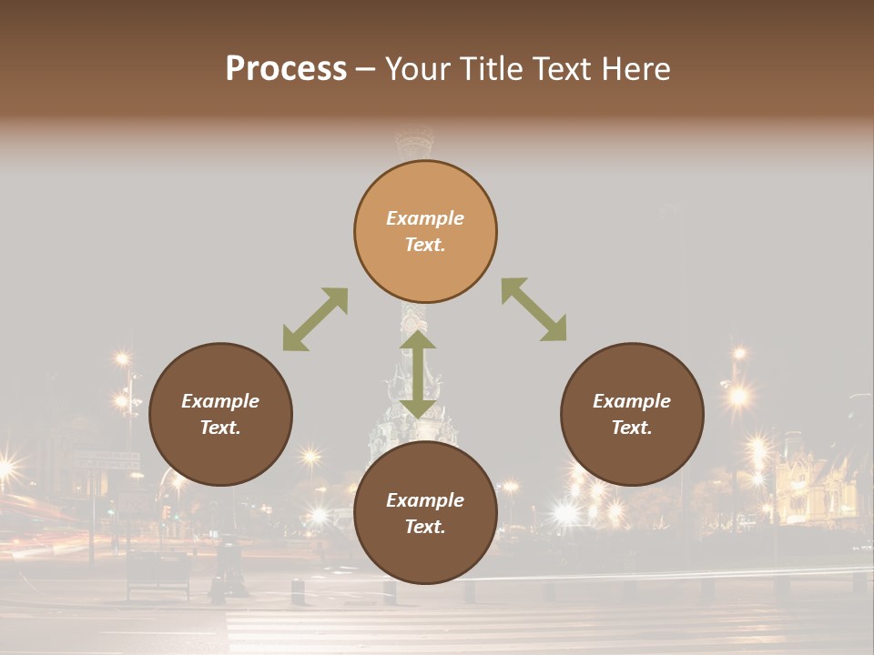 Aged Ramblas Touristic PowerPoint Template