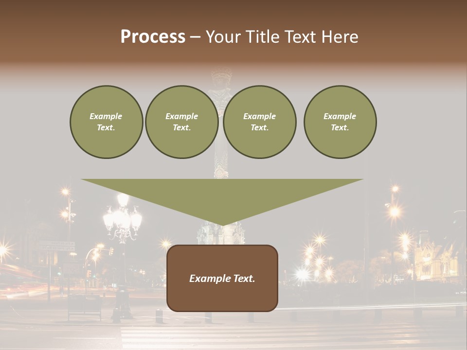 Aged Ramblas Touristic PowerPoint Template