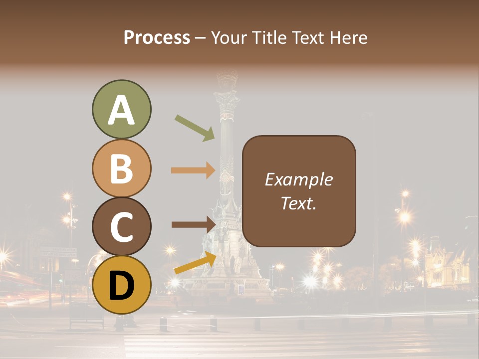 Aged Ramblas Touristic PowerPoint Template