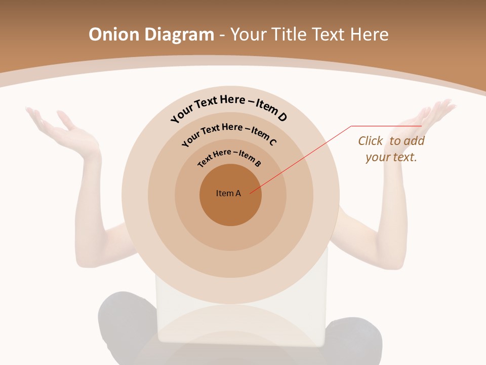 Wireless Lady Person PowerPoint Template