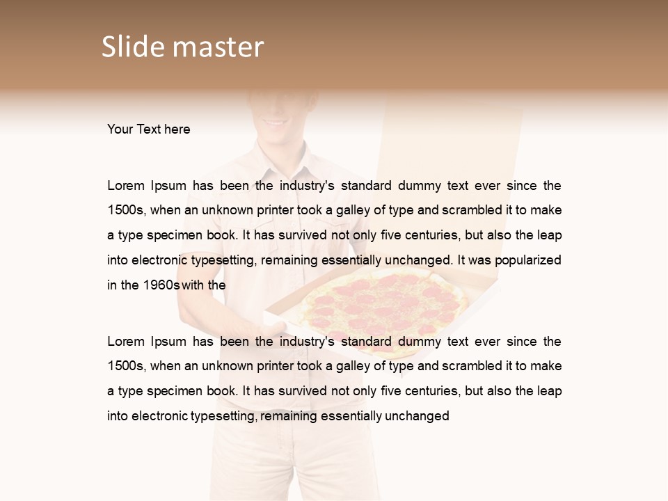 Hat Guy Open PowerPoint Template