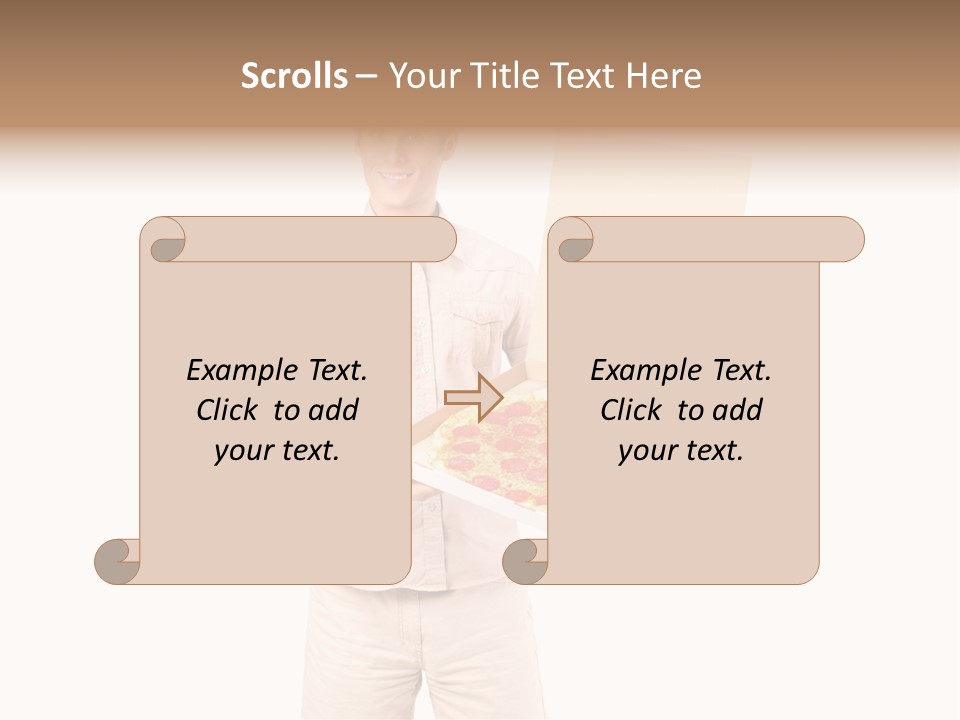 Hat Guy Open PowerPoint Template