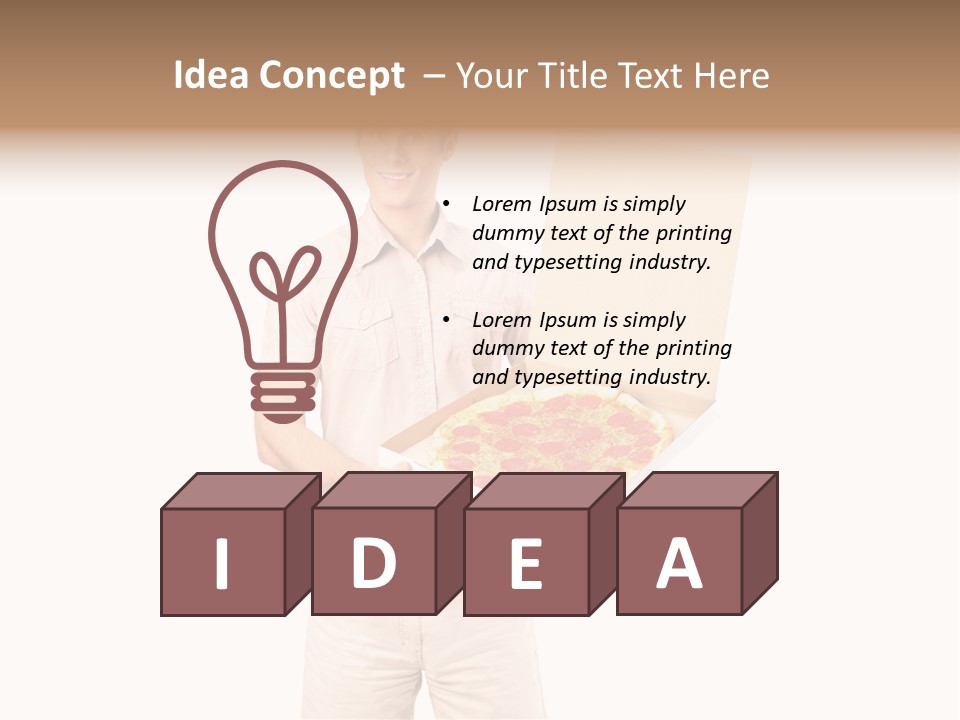 Hat Guy Open PowerPoint Template