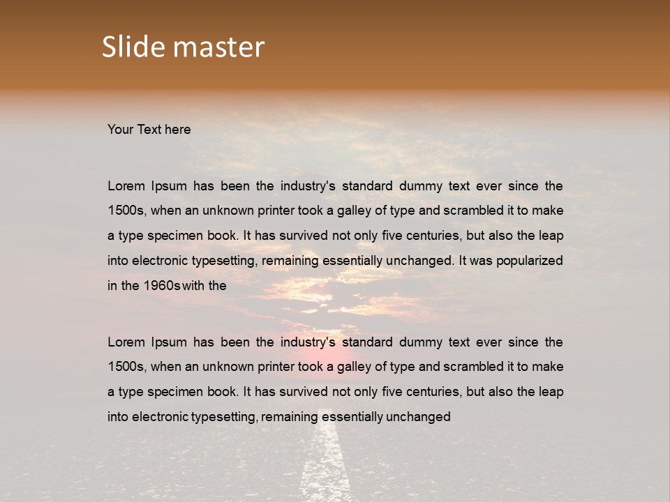 Creativity Motivation Town PowerPoint Template