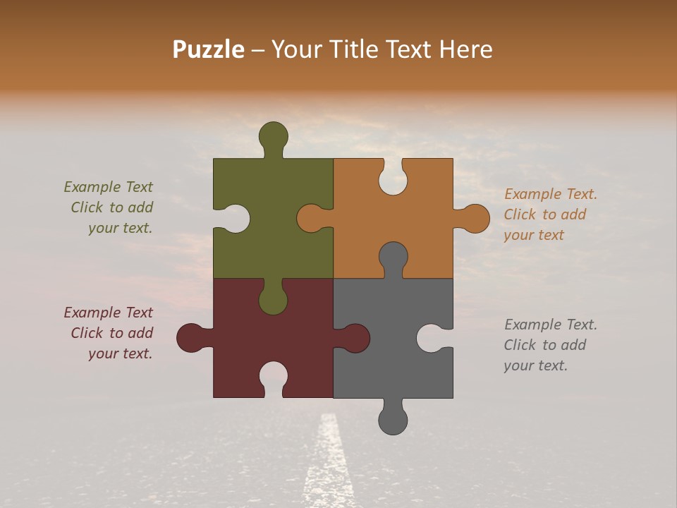 Creativity Motivation Town PowerPoint Template