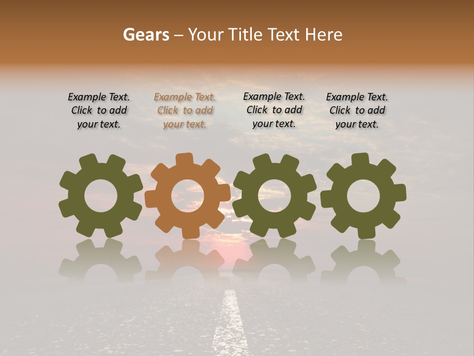 Creativity Motivation Town PowerPoint Template