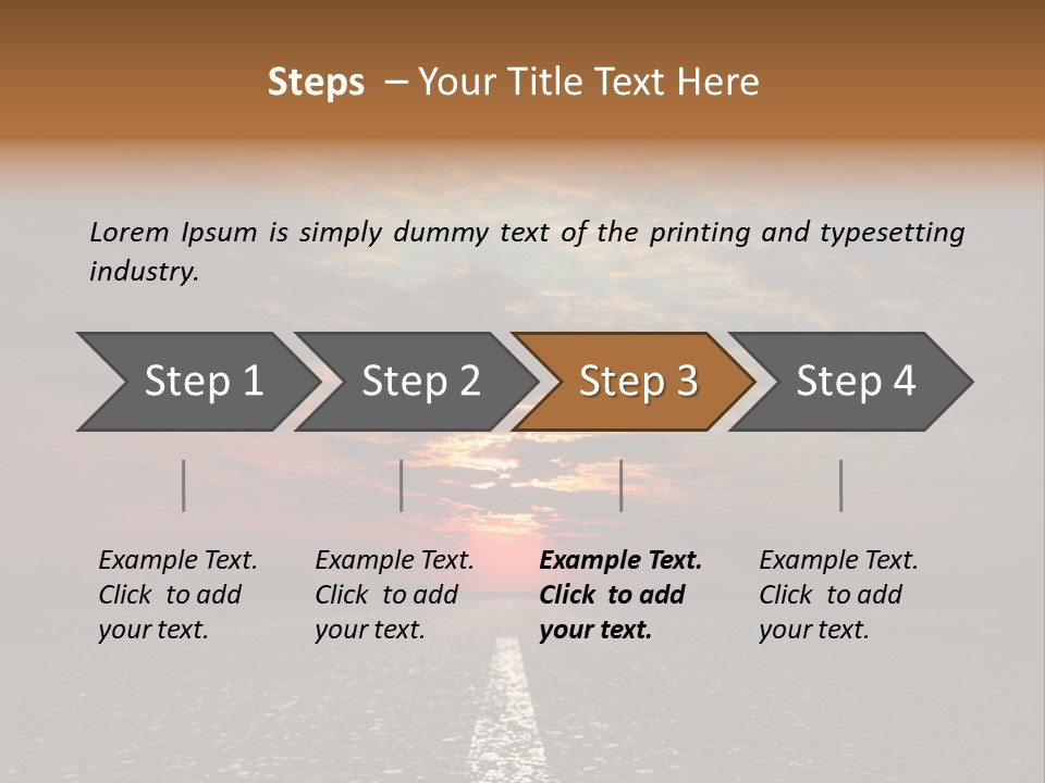 Creativity Motivation Town PowerPoint Template