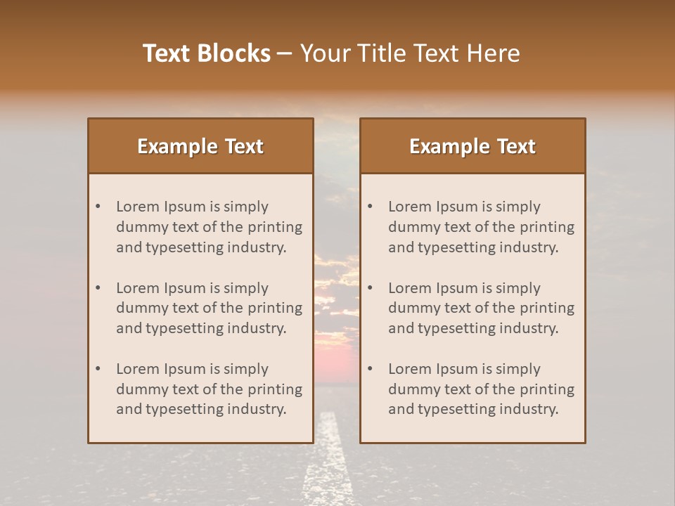 Creativity Motivation Town PowerPoint Template