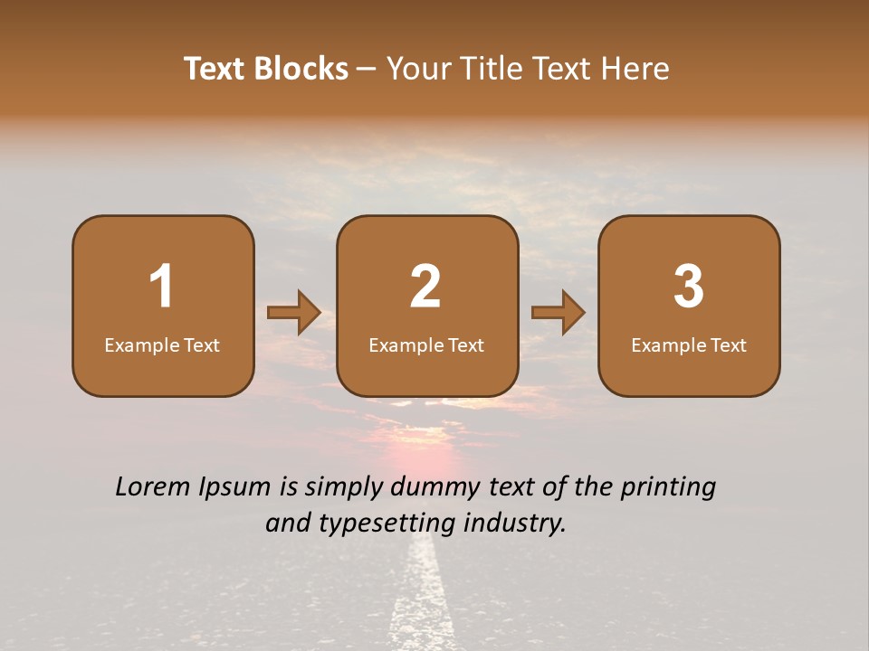 Creativity Motivation Town PowerPoint Template