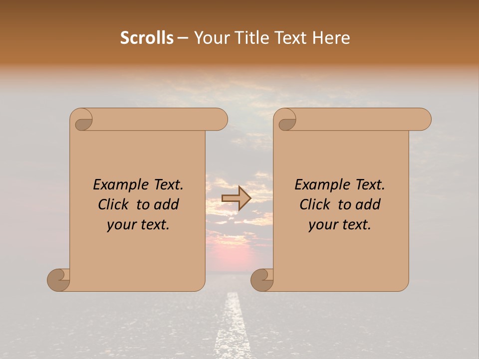 Creativity Motivation Town PowerPoint Template