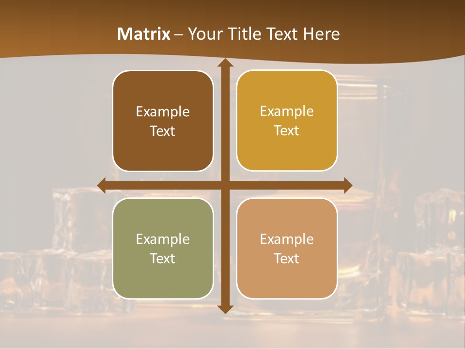 Cocktail Wooden Enjoyment PowerPoint Template