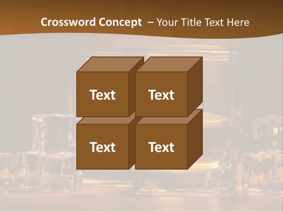 Cocktail Wooden Enjoyment PowerPoint Template