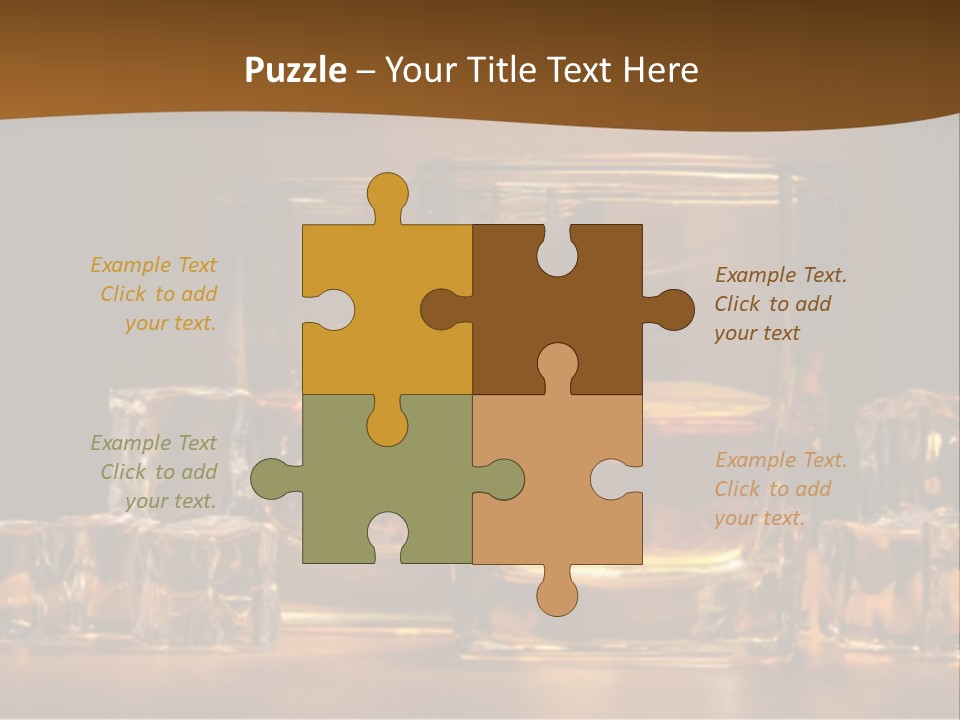 Cocktail Wooden Enjoyment PowerPoint Template