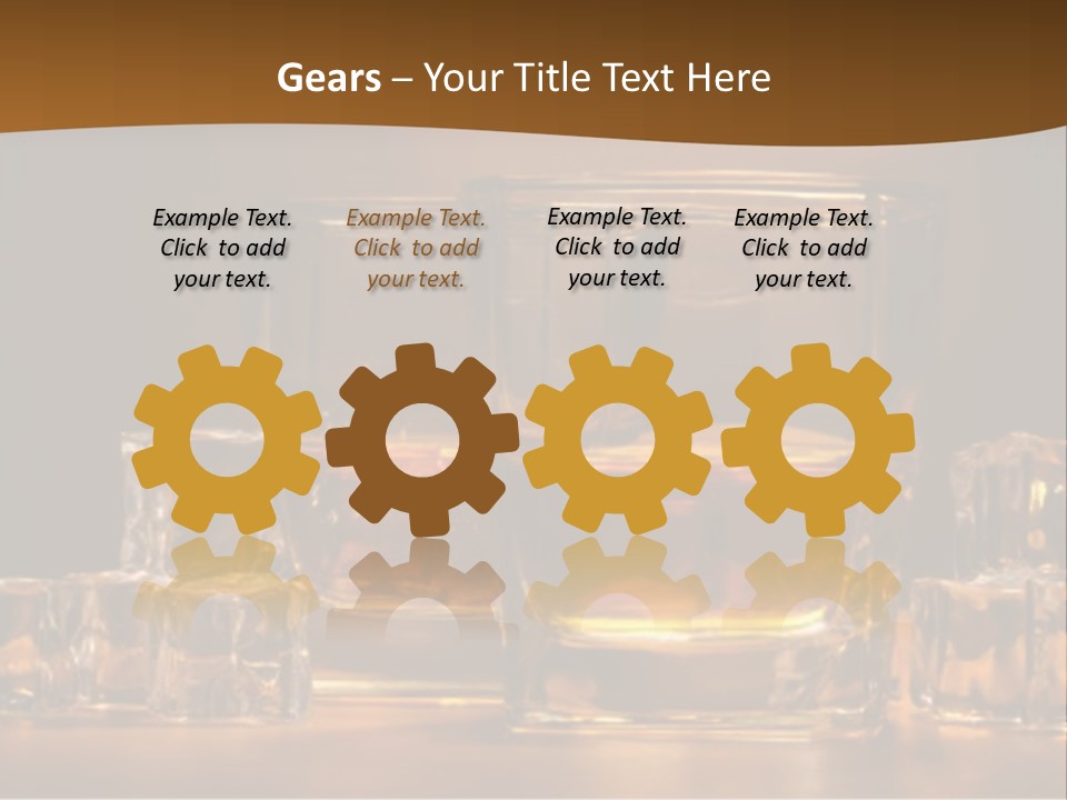 Cocktail Wooden Enjoyment PowerPoint Template