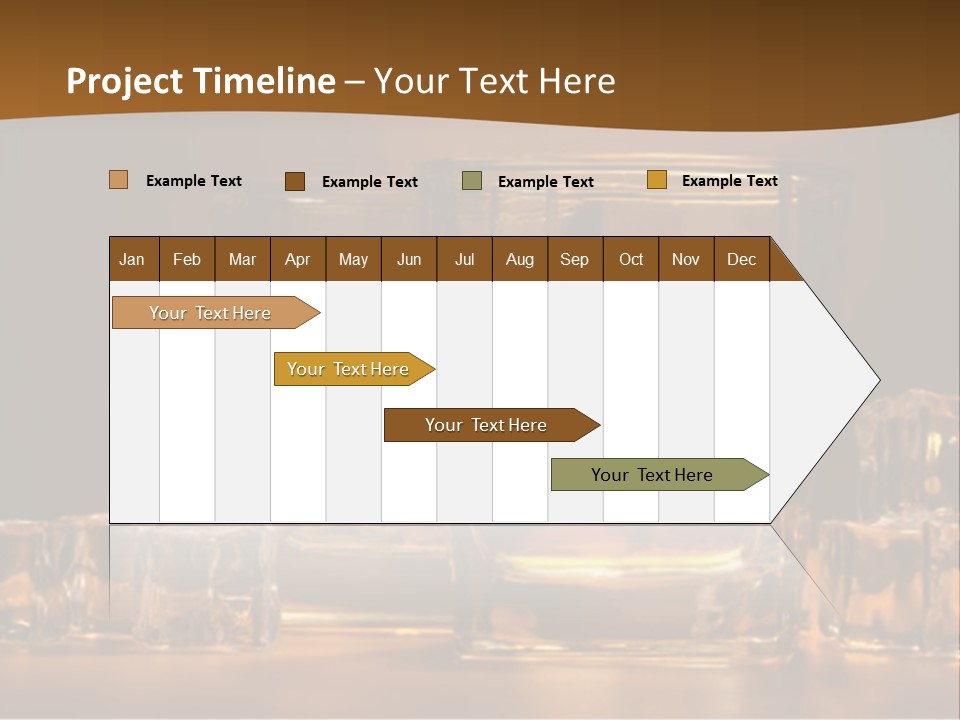 Cocktail Wooden Enjoyment PowerPoint Template