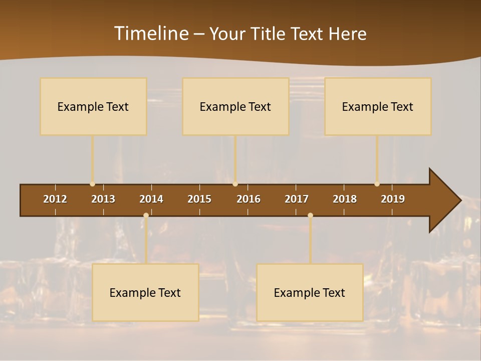 Cocktail Wooden Enjoyment PowerPoint Template