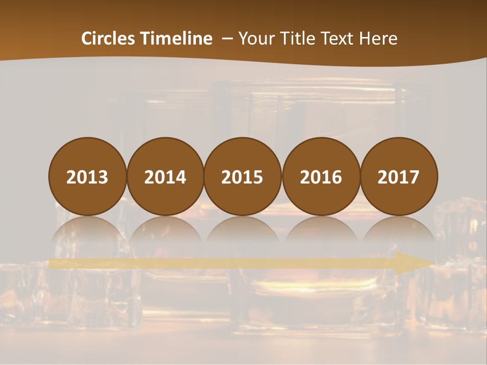 Cocktail Wooden Enjoyment PowerPoint Template