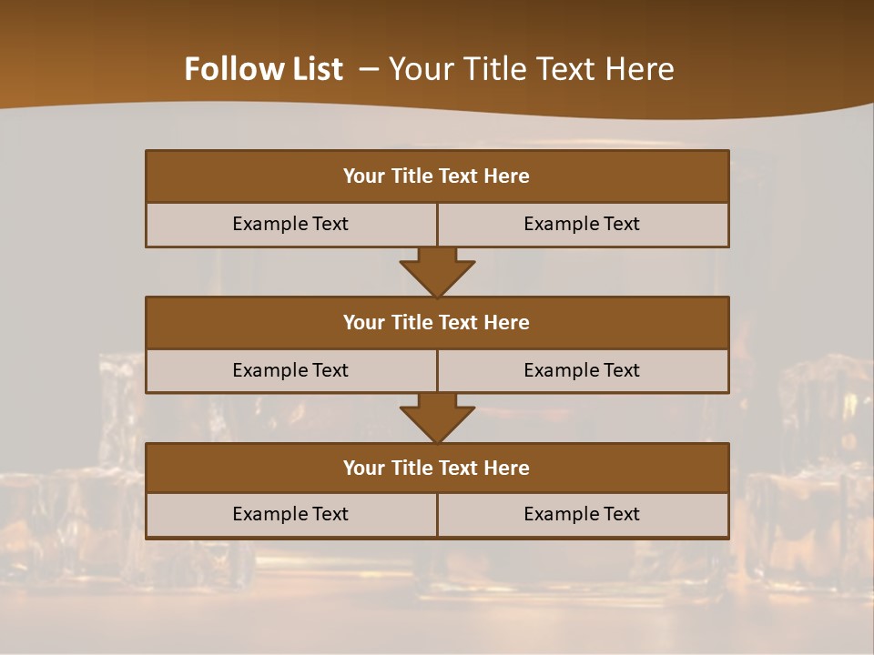 Cocktail Wooden Enjoyment PowerPoint Template