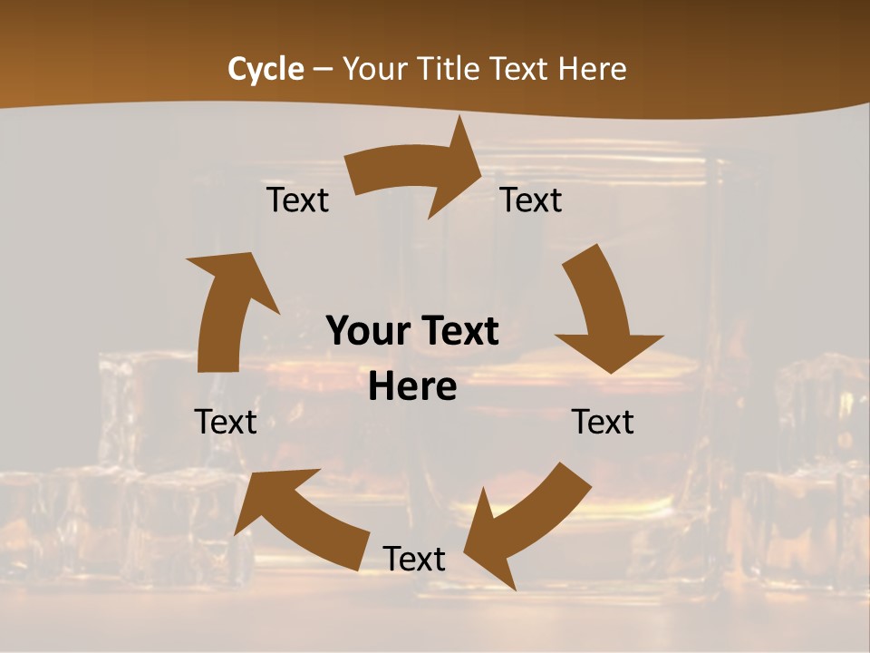 Cocktail Wooden Enjoyment PowerPoint Template