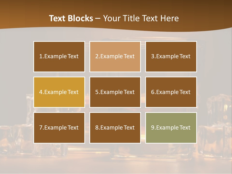 Cocktail Wooden Enjoyment PowerPoint Template