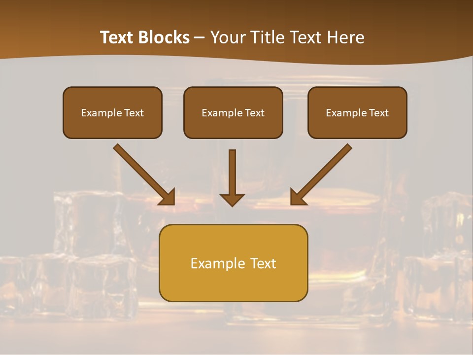 Cocktail Wooden Enjoyment PowerPoint Template