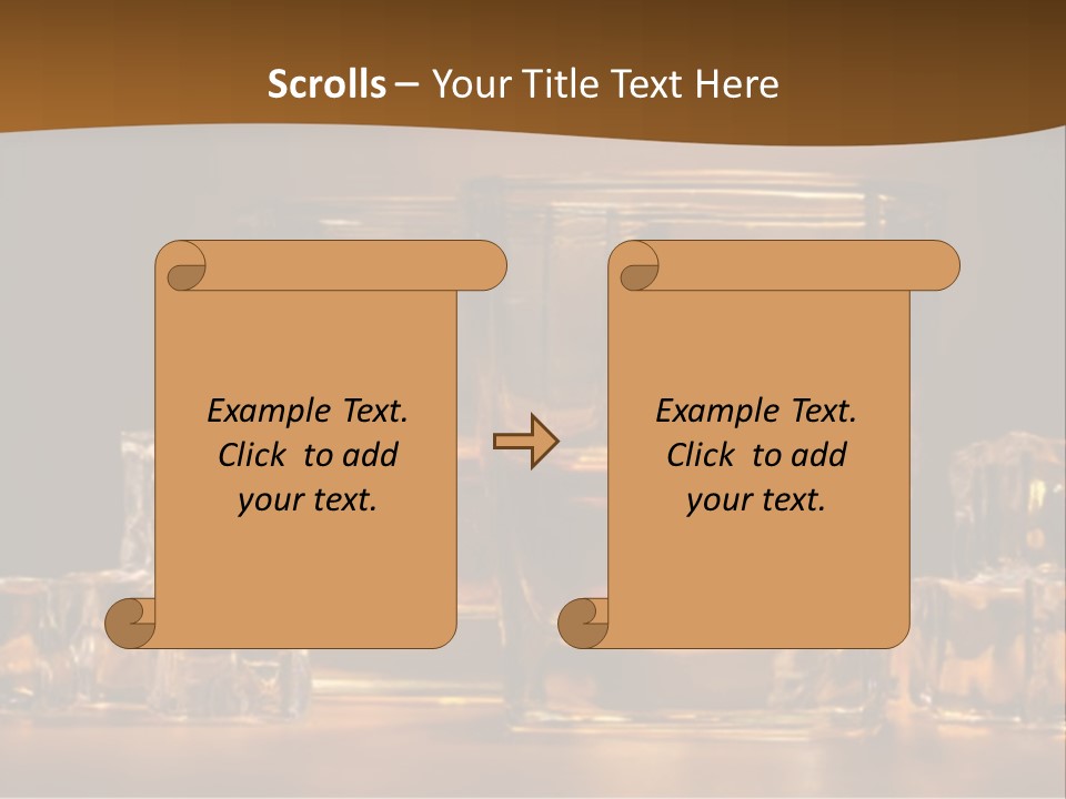 Cocktail Wooden Enjoyment PowerPoint Template