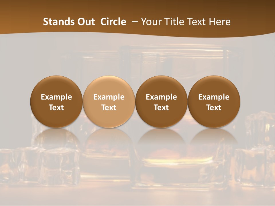 Cocktail Wooden Enjoyment PowerPoint Template