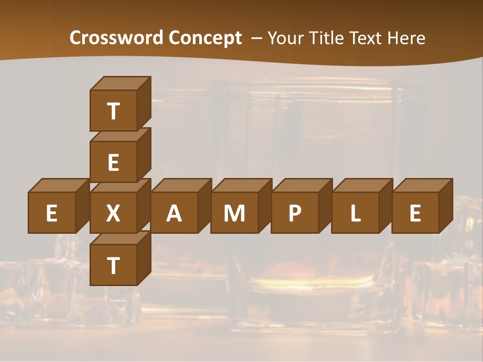 Cocktail Wooden Enjoyment PowerPoint Template