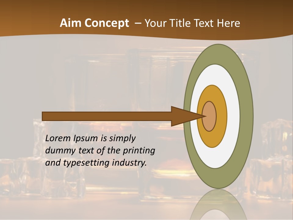 Cocktail Wooden Enjoyment PowerPoint Template