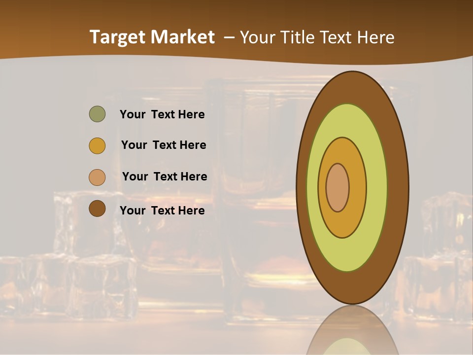 Cocktail Wooden Enjoyment PowerPoint Template