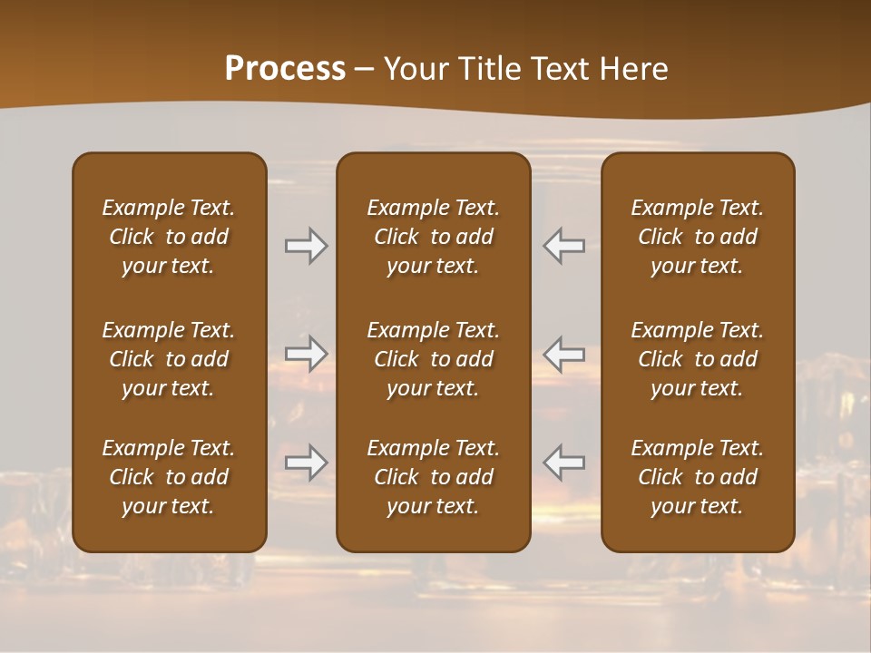 Cocktail Wooden Enjoyment PowerPoint Template