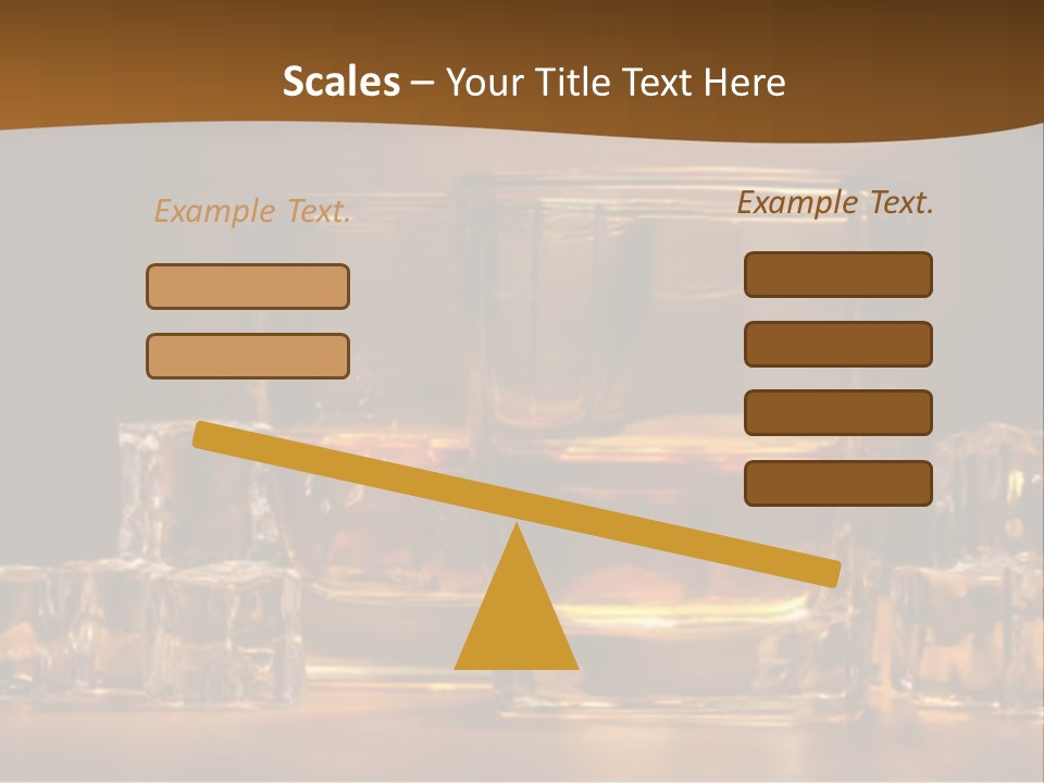 Cocktail Wooden Enjoyment PowerPoint Template