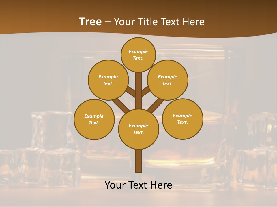 Cocktail Wooden Enjoyment PowerPoint Template